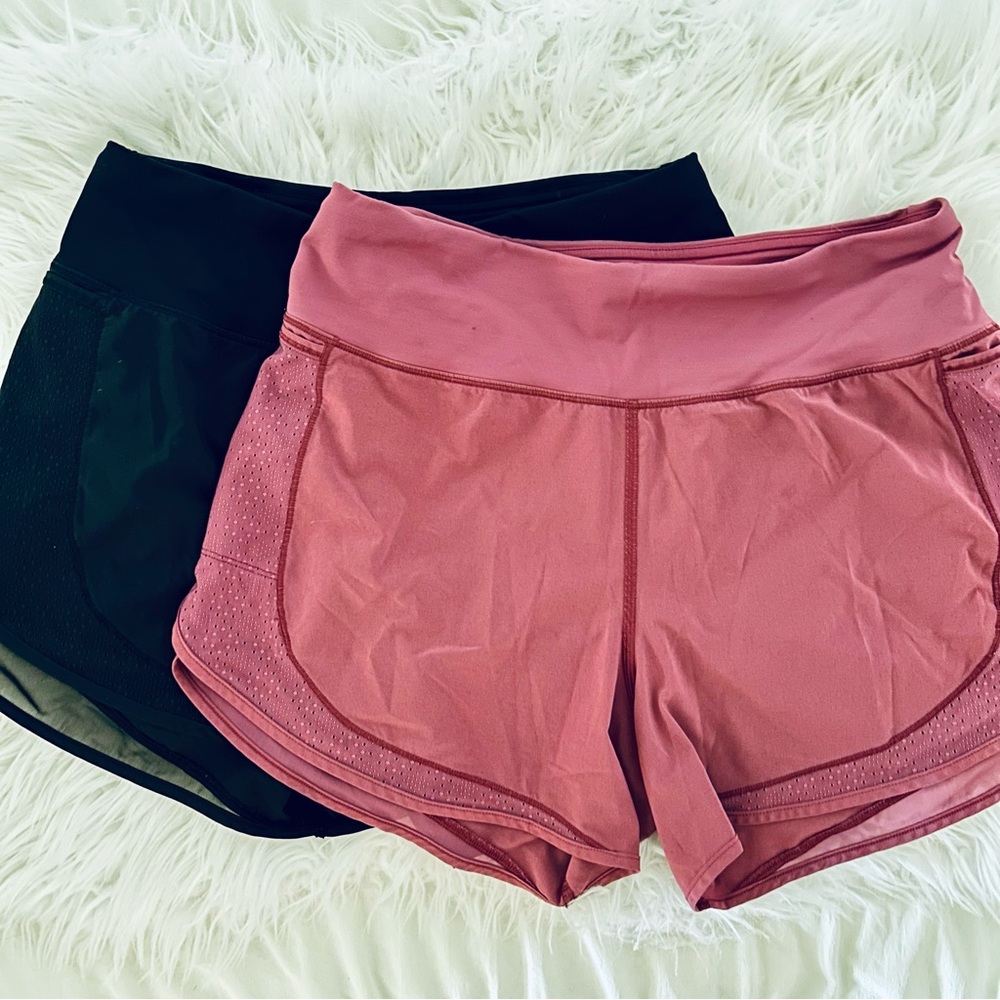 Bundle Lululemon Over & Above Train Short Two Pairs Size 6